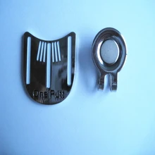 Подкладка для гольфа инструмент для выравнивания мяч маркер с зажимом для шляпы