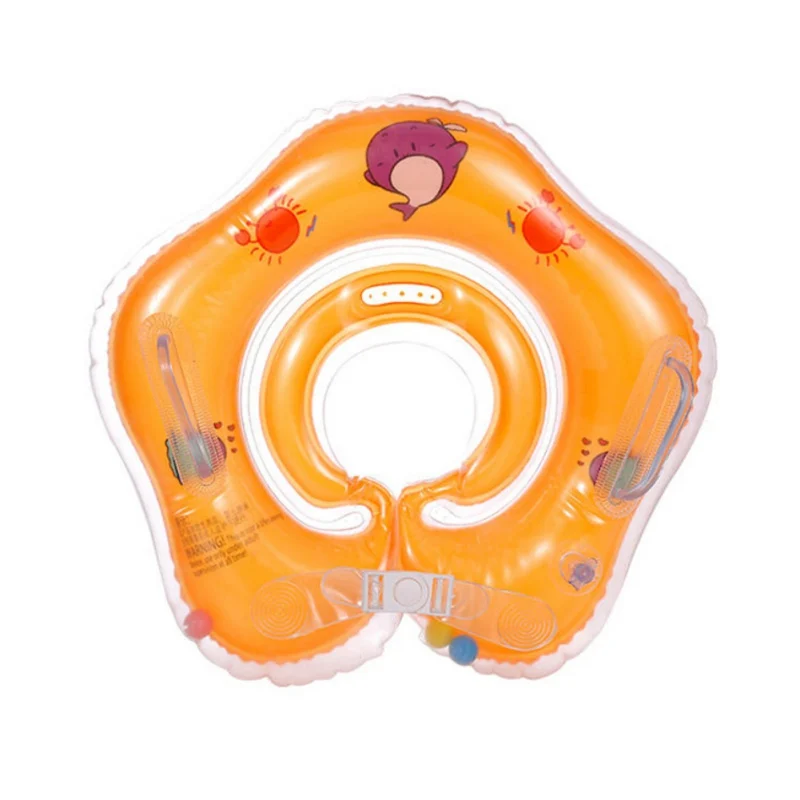 Newest Swimming Baby Accessories Swim Neck Ring Baby Tube Ring Safety Infant Neck Float Circle For Bathing Inflatable