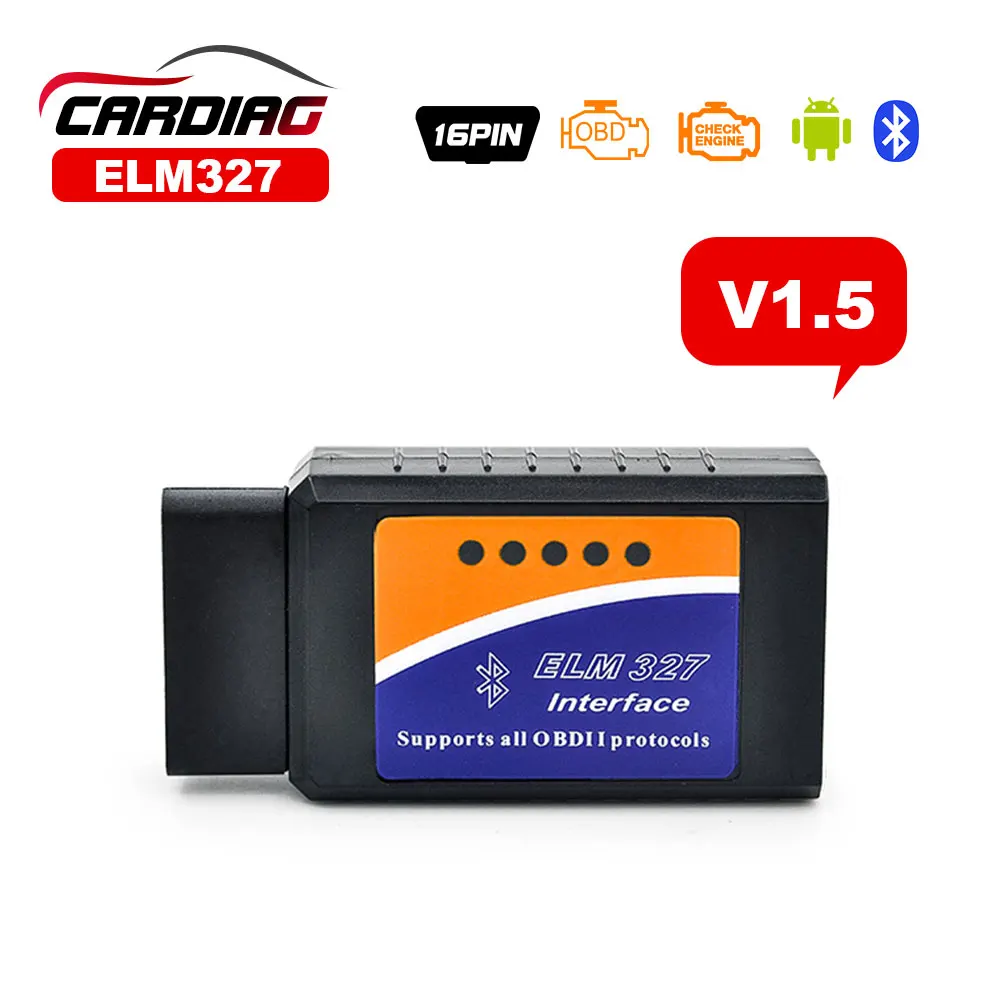 Prix pour ELM327 V1.5 Bluetooth/ELM327 Wifi en option PIC18F25K80 puce Soutient OBD II Protocoles ELM 327 OBDII OBD2 Outil De Diagnostic Scanner Prix pour ELM327 V1.5 Bluetooth/ELM327 Wifi en option PIC18F25K80 puce Soutient OBD II Protocoles ELM 327 OBDII OBD2 Outil De Diagnostic Scanner