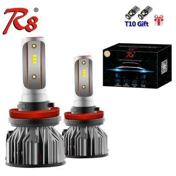

R8 2pcs H4 H7 LED H1 H3 H8 H11 H27 880 881 Car Restyle LED Bulbs Mini Car Headlight Lamp 5800LM 50W Automotive Headlamp 12V