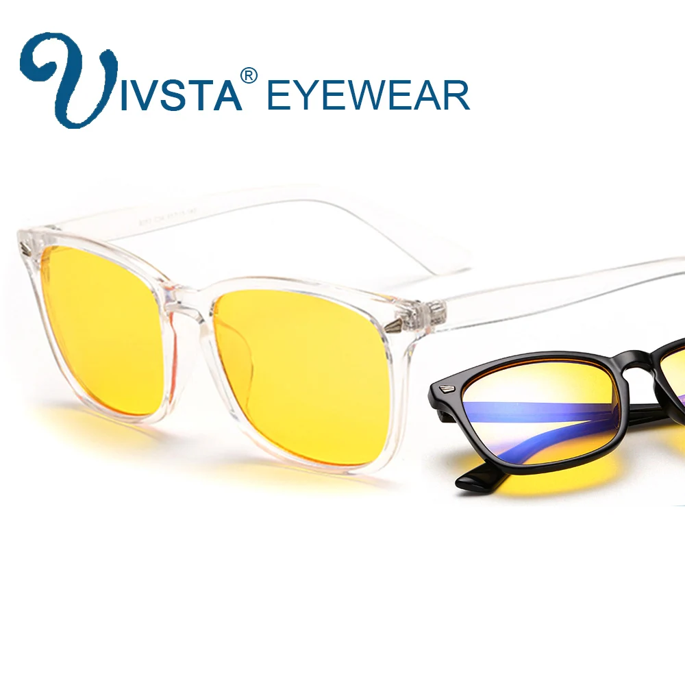

IVSTA 8082 2016 Anti Blue Rays Computer Glasses Women Vintage Eyewear Baroque Style Alloy Pin CR39 Resin Amber Lense UV400