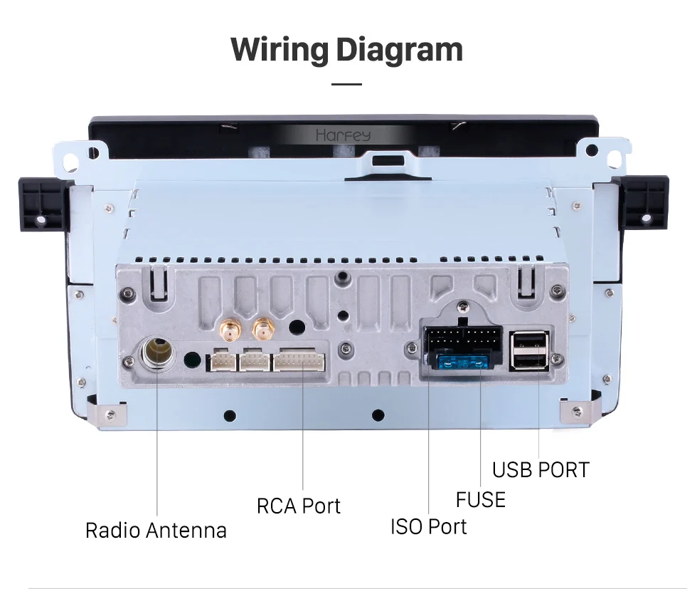 Perfect Harfey Android 8.0 9"Car multimedia player GPS navigation For BMW 3 Series M3 E46 316i 318i 320i 323i 325i support Bluetooth 24