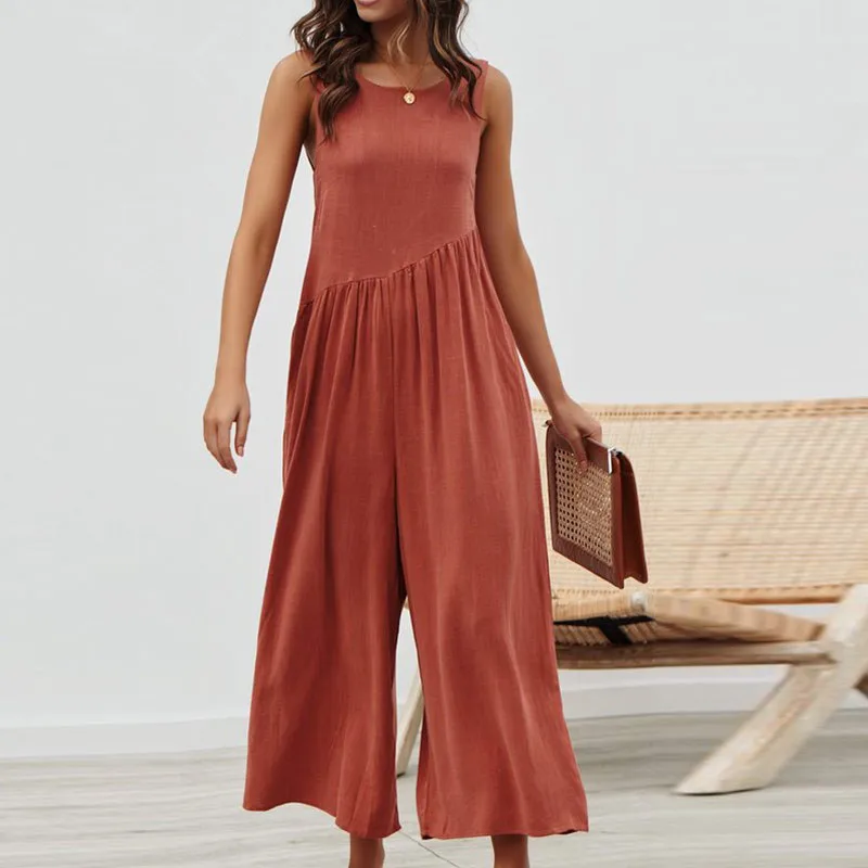 Wuhaobo مثير عارية الذراعين داخلية النساء السروال القصير الإناث الشاطئ ارتداء حللا خزان بذلة الصلبة قبالة الكتف واسعة الساق Playsuit Wuhaobo مثير عارية الذراعين داخلية النساء السروال القصير الإناث الشاطئ ارتداء حللا خزان بذلة الصلبة قبالة الكتف واسعة الساق Playsuit