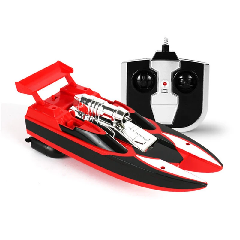 2 Цвета летние пляжные RC лодка Модель игрушки 4 ГГц высокой Скорость