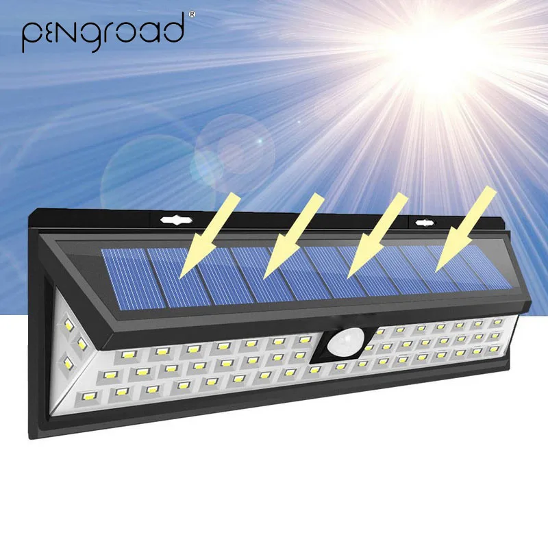

120 LED Street Yard Solar Lamp Outdoor Solar Power Motion Sensor Garden Light Waterproof Emergency Solar Wall Light Night PD001