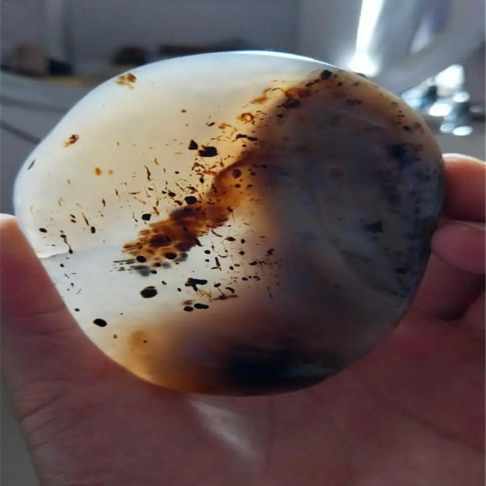 

Natural Aquatic Plants Agate Natural Mineral Decoration Healing Polished Quartz Ghost Stone Crystal Natural Process