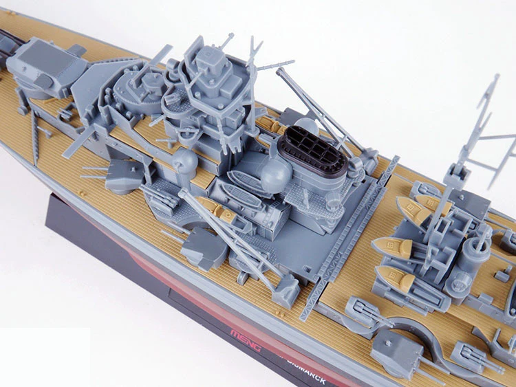 Новинка 1/700 года. МАСШТАБНЫЙ немецкий морской броненосец KMS Bismarck. Комплект модели корабля. Игрушка без клея