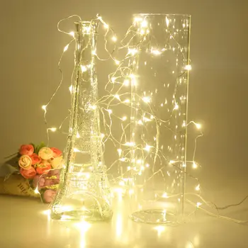 

Christmas string light battery operated 10M 100LEDs mini led decorative silver wire fairy string light lamp for christmas