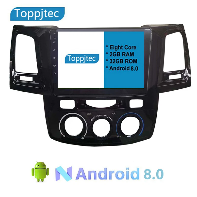 

9 inch Octa 8 Core Android 8.1 RAM 2G ROM 32G for ForToyota Fortuner 2013 - 2015 CAR DVD Player stereo Radio GPS Navigation