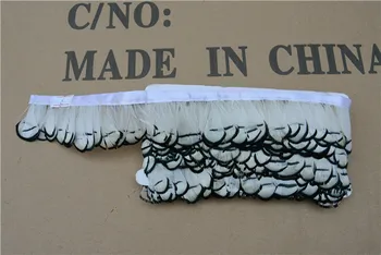 

Free shipping- Lady Amherst Pheasant tippets feather fringe 10 yards trim feather fringe