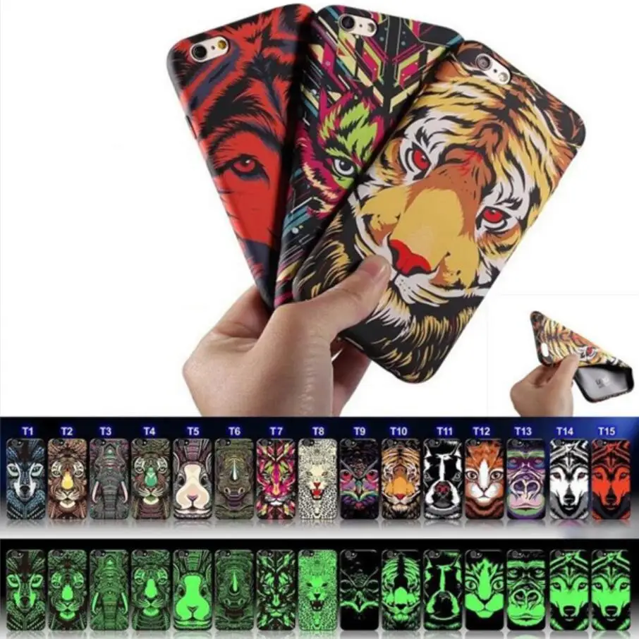 

Luxo Animals Matte TPU Back Cover for iPhone X XS XR MAX Samsung Galaxy S8 S9 Plus Note8 Note 9 Luminous Soft Case