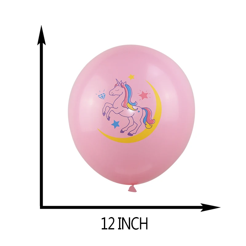10 шт./лот, латексные шары в виде единорога для душа ребенка, цветные конфетти, воздушные шары, вечерние принадлежности, поплавок в виде лошади, для дня рождения, вечеринки, свадьбы