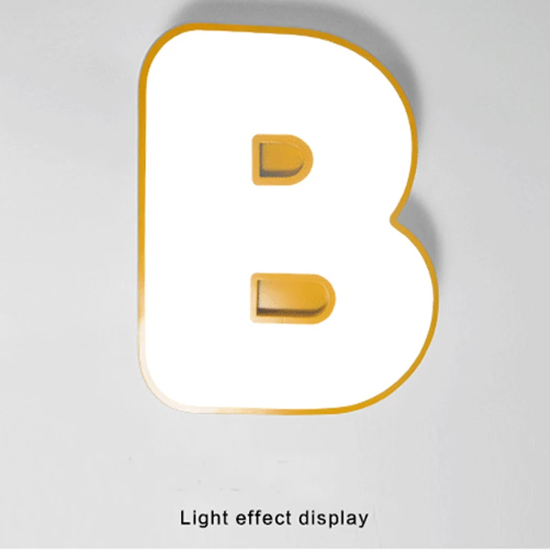 Современный Креативный цветной Железный A/B/C/D светодиодный потолочный светильник для детской спальни, домашний декоративный акриловый потолочный светильник для детской комнаты - Цвет корпуса: B