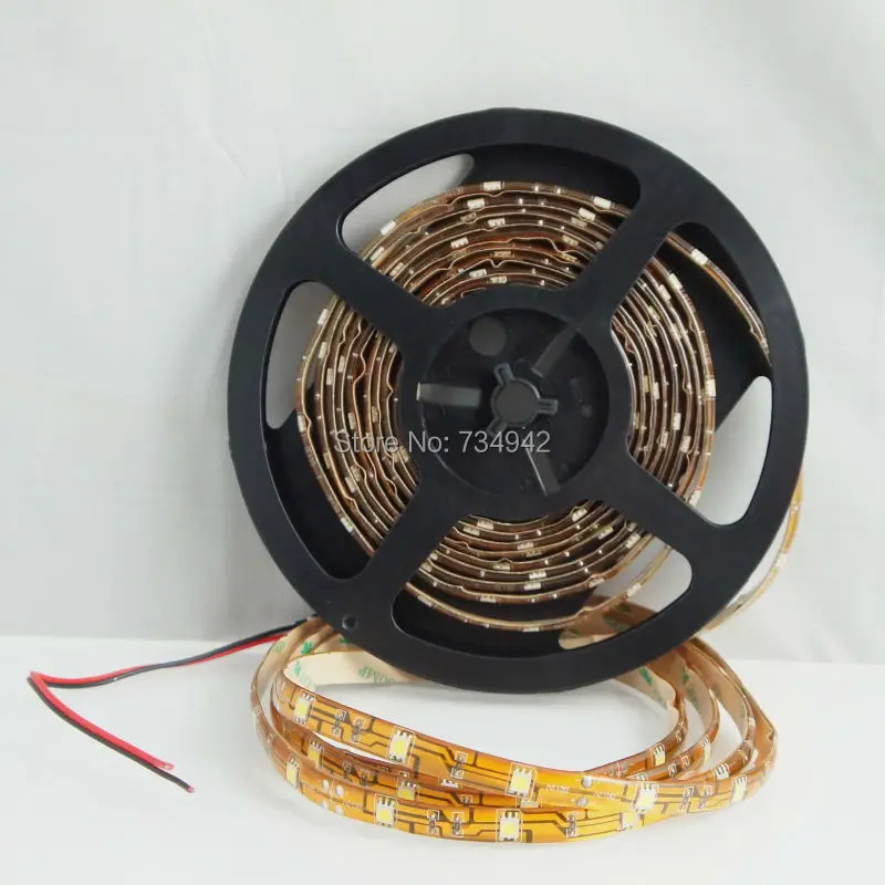 

Waterproof-IP65 5 Meter DC 12V SMD5050 Flexible LED Strips 30 LEDs Per Meter, White,Red,Green,Blue,Yellow,RGB, Copper Background