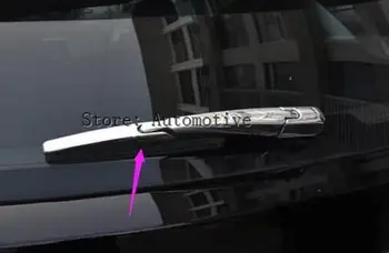 

Fit For Peugeot 3008 GT 2016 2017 Car Accessories Rear Window Wiper Cover Trim Strip Silver Mirror Exterior Decoration Stickers