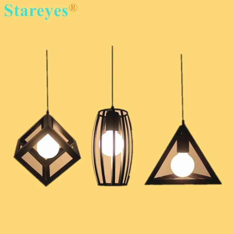 

1 Set LED Pendant Light for Home Living Creative Iron art Droplight Decoration Kitchen Suspension Bulb lighting E27 5W LED Lamp