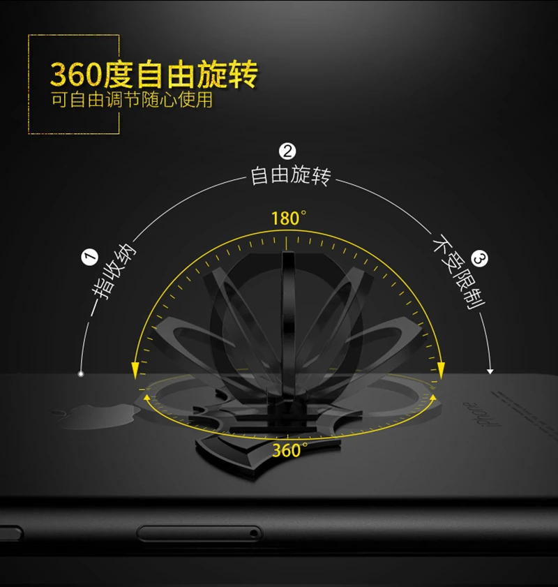 SYRINX Batman Universal Finger Ring Smartphone Mobile Cell Phone For iPhone X 7 XS XR plus Xiaomi Huawei Samsung s8 s9 Holder
