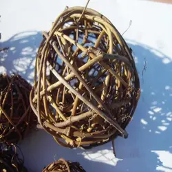 Рождественские украшения ротанга мяч кедровое дерево декоративный фон мяч Бесплатная доставка