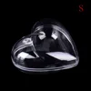 Hot selling 2Pcs 65/80mm Heart Shape DIY Clear Plastic Bath Bomb Mould Acrylic Mold 5