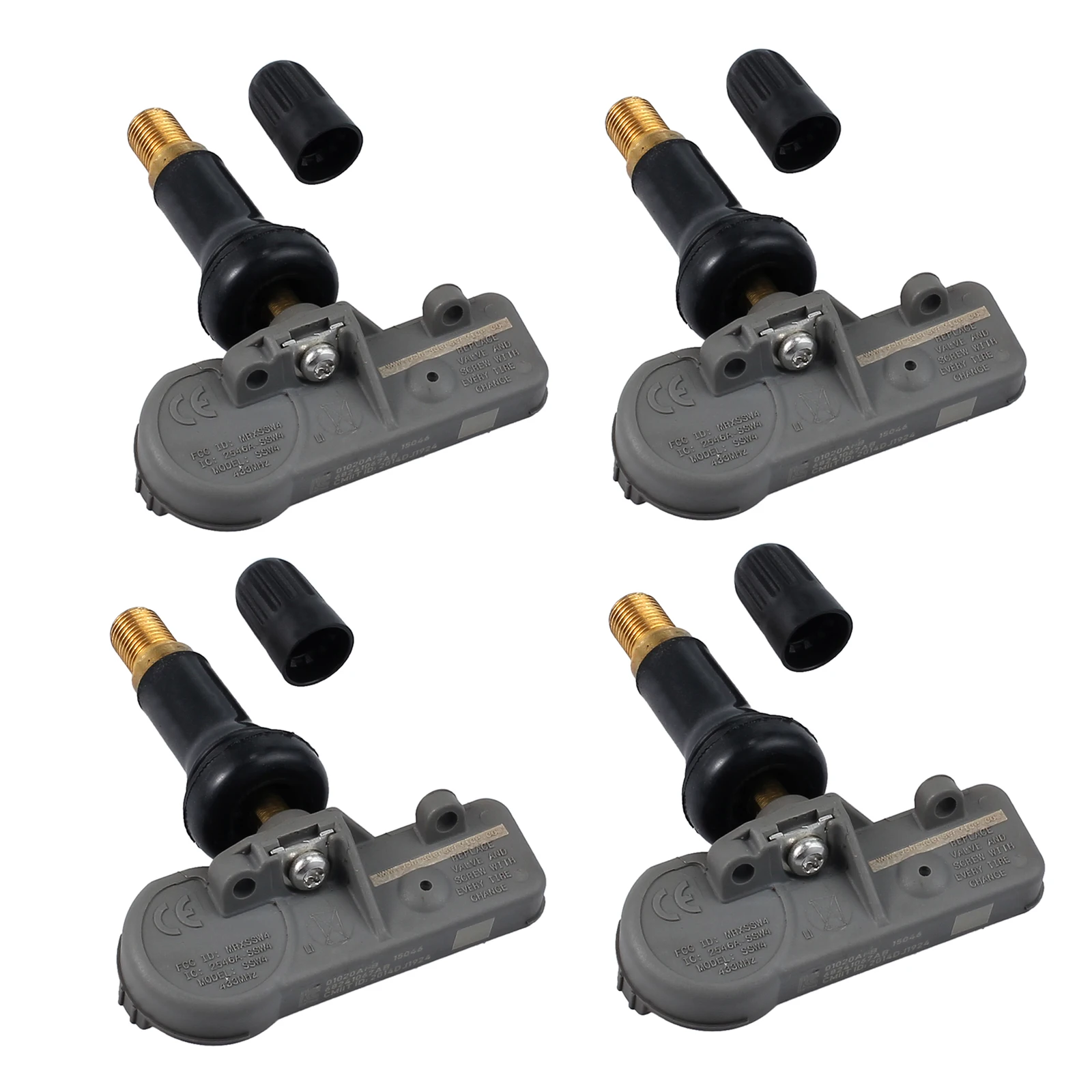

4 Pcs TPMS Car Tire Pressure Monitoring Sensor 1358959 For Cadillac CTS For Chevrolet Aveo/GMC Sierra For Hummer H2/Pontiac G8