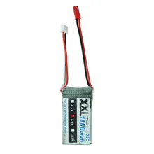 XXL 7 4V 1100mAh 25C max 50C 2s Lipo Battery for WLtoys V262 V353 V912 font