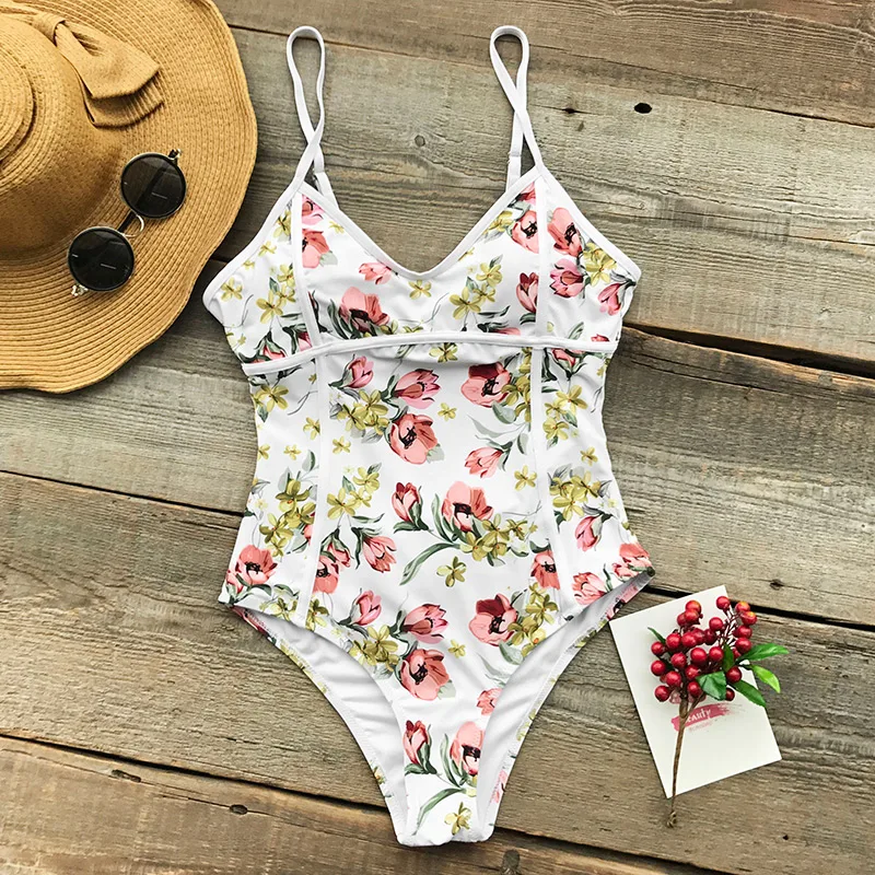 Aliexpress.com : Buy Cupshe Dancing Butterfly Print One piece Swimsuit ...