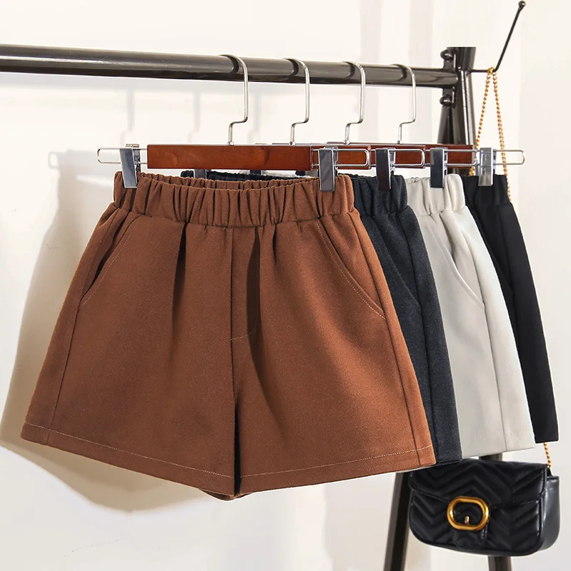 

LC505 Port Wind Minimalist Autumn and Winter New Base Wool Shorts