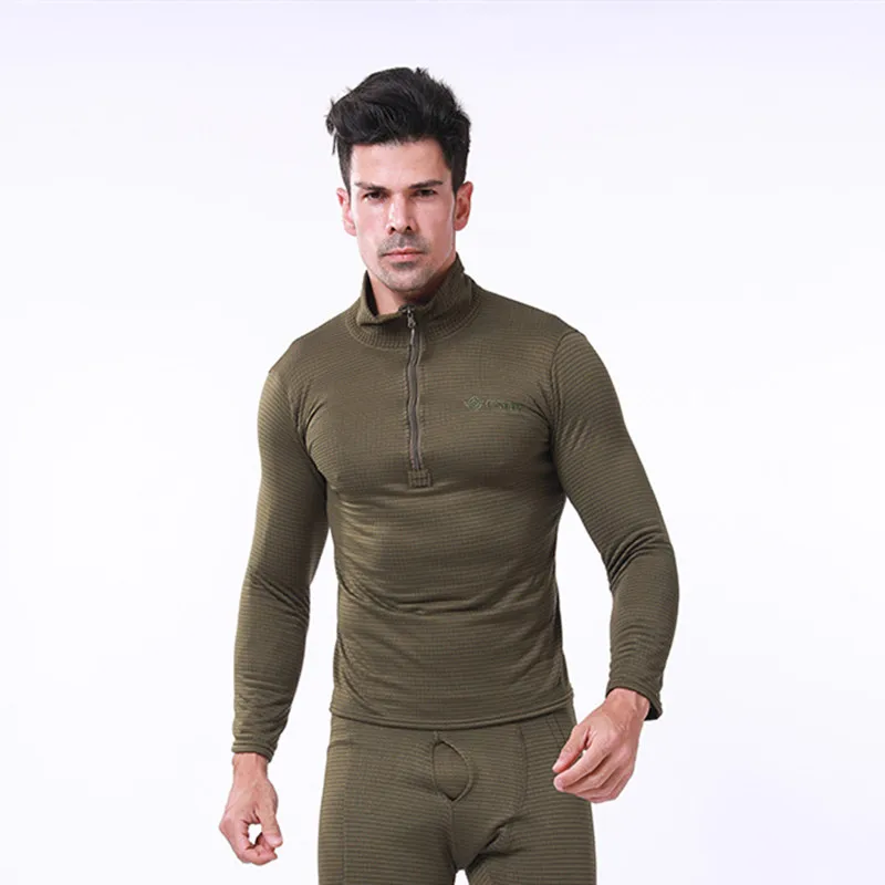 

2019 Thermal Underwear Sets For Men Winter Long sleeve Thermo Underwear Long Winter Clothes Men motion Thick Thermal Clothing