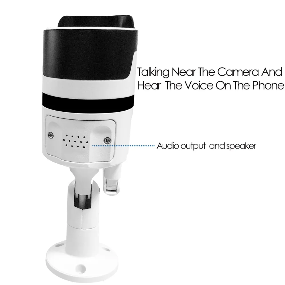 Двухсторонняя аудио 3MP Wifi IP камера Onvif 2.0MP HD наружная Всепогодная инфракрасная