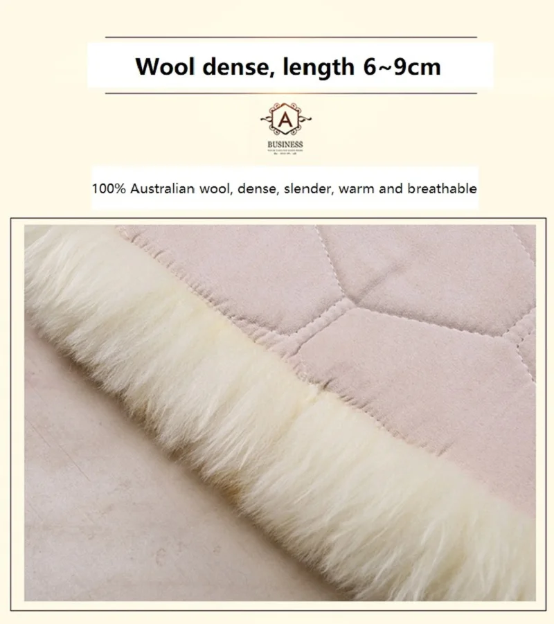 JXLCLYL 100% Australian Pure Natural Fur Seat Cover 5 Seats Whole Vehicle Seat Cover Sheepskin Winter Car Cushion