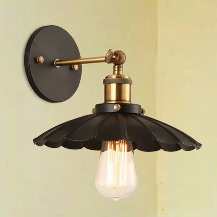 

Loft Style Iron Vintage Wall Lamp Bedside Wall Light Fixtures For Dining Room Edison Wall Sconce Indoor Lighting Lampara