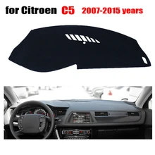 Приборной панели автомобиля охватывает коврик для Citroen C5 2007- левым dashmat pad тире охватывает инструмент Аксессуары платформы