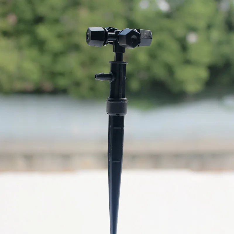 10pcs/pack Dripper Cross Misting Sprinkler Set With Spike Arrow Water