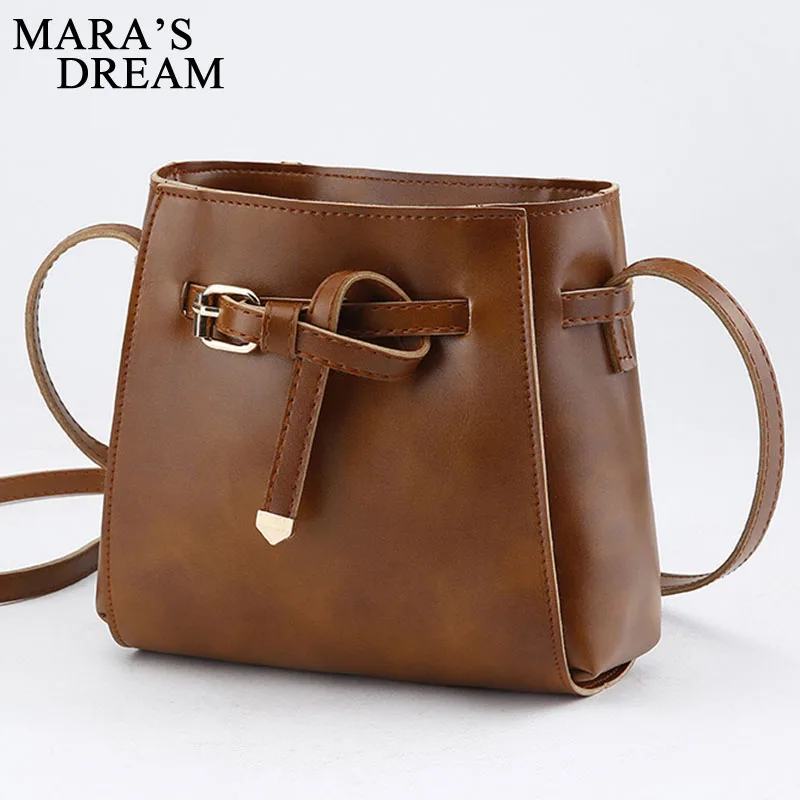 

Mara's Dream 2019 Women's New Solid Color Bag Messenger Bag Female Wild Small Bag Shoulder Bag Female Belt Decorative Small
