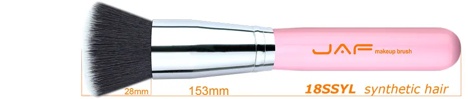 JAF 24 шт. розовые кисти для макияжа Supreme мягкие синтетические волосы для кожи Профессиональный набор кистей для макияжа Полный набор кистей J2420Y-P