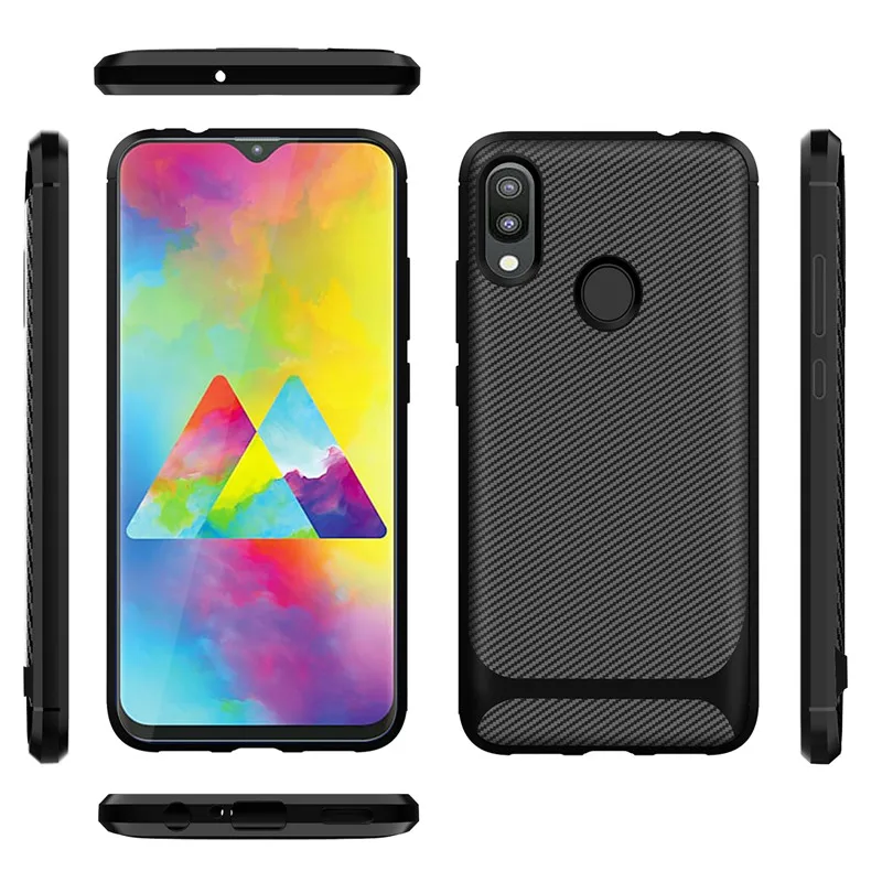 

For Samsung Galaxy M10 M20 Case Soft Silicon Case TPU Cover Carbon Fiber Case For For Samsung Galaxy M10 M20 Phone Case