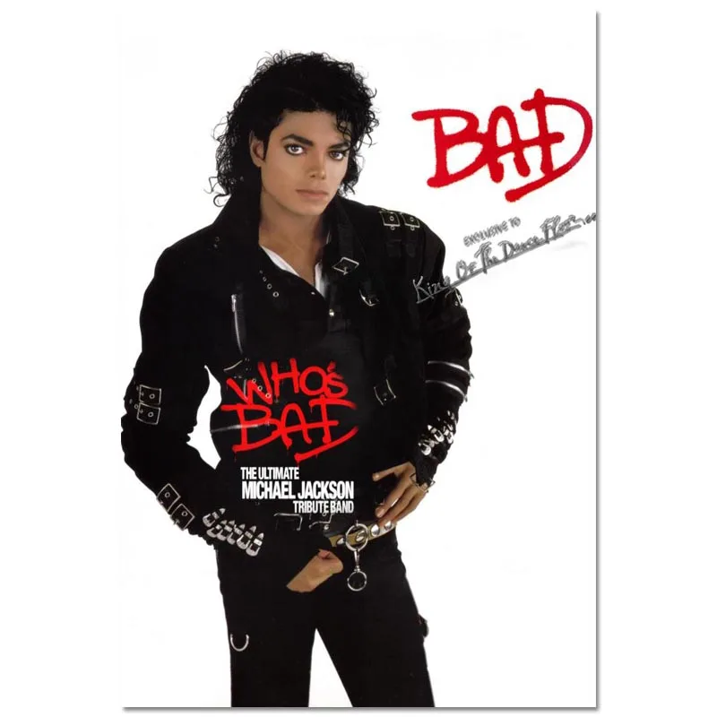 На заказ Майкл Джексон плакат Холст плакат 30X45 см, 40X60 см художественная отделочная ткань для дома ткань настенный плакат печать шелковая ткань - Цвет: Canvas Poster 14