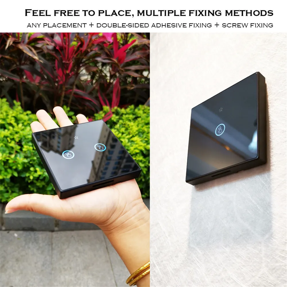 433Mhz TOUCH waterproof Wireless RF Remote Control Switch AC 110V 220V Receiver Wall Panel Transmitter Hall Bedroom Ceiling Lights Wall Lamps 7