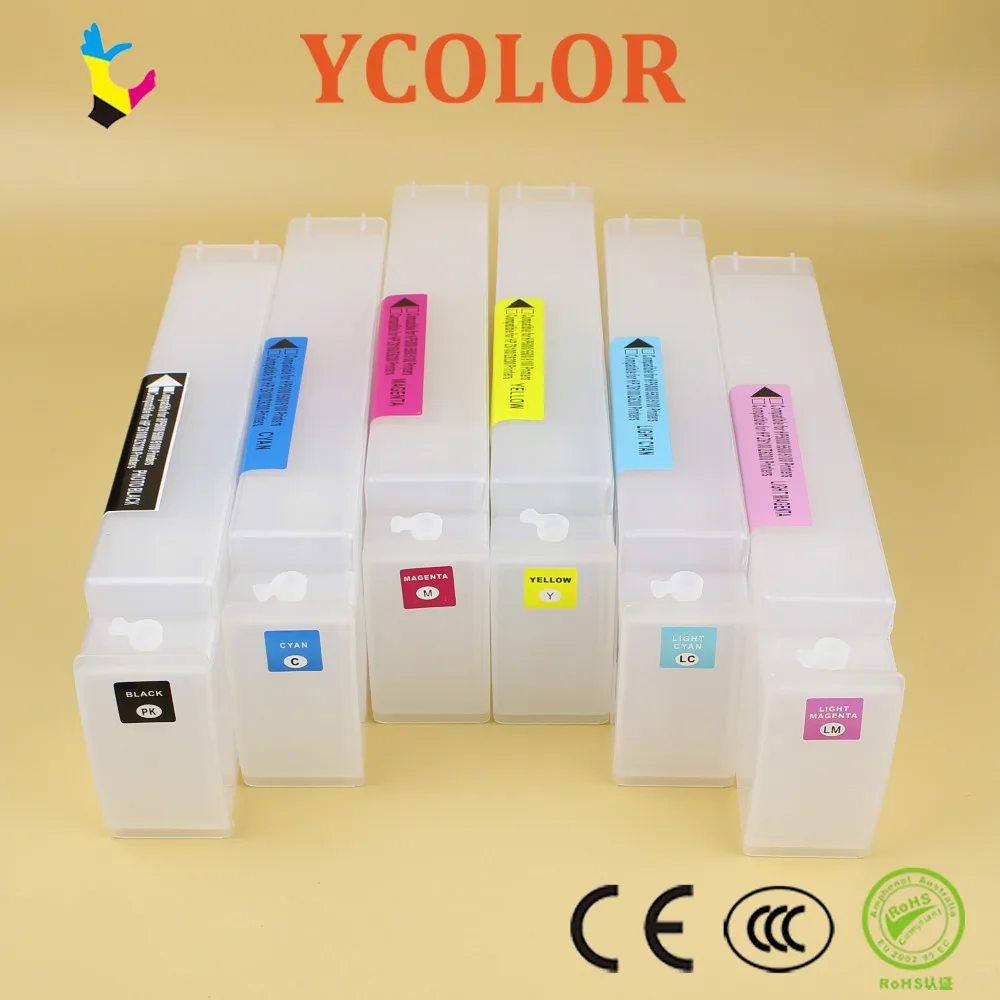 Fast shipping! refillable ink cartridge with decoder for HP81 for hp