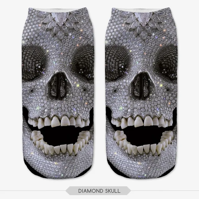 Best Price Punk Style Women Skull Socks 3D Full Printing Cotton Material Low Cut Ankle Socken Mujer Casual Hosiery Printed Sock Best Price Punk Style Women Skull Socks 3D Full Printing Cotton Material Low Cut Ankle Socken Mujer Casual Hosiery Printed Sock