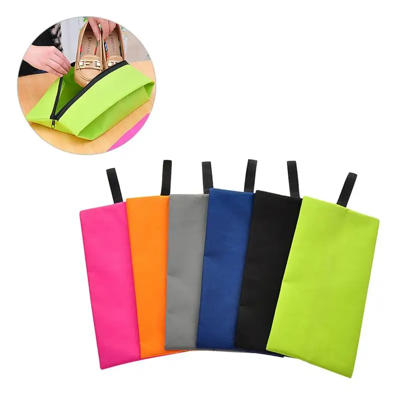 4pcs Shoes Bag Waterproof Dustproof Oxford Cloth Storage Pouch for Daily Use