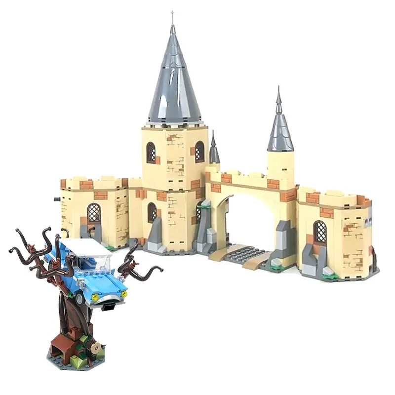 

Lepin 16054 Harry Movie Potter The Legoinglys 75953 Hogwarts Whomping Willow Set Building Blocks Kids Toys Christmas Gifts Model