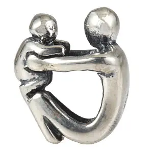 Jewelry Sterling Silver 925 Jewelry Maternity Mother and Baby Charms Beads Fit European Brand Bracelet Beads For Jewelry Making