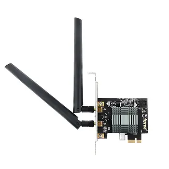 

Fenvi Wireless-AC Pci Express Wifi Adapter With Intel 9260 Dual Band 1730Mbps Bluetooth 5.0 802.11ac Wi-Fi Card For Desktop PC