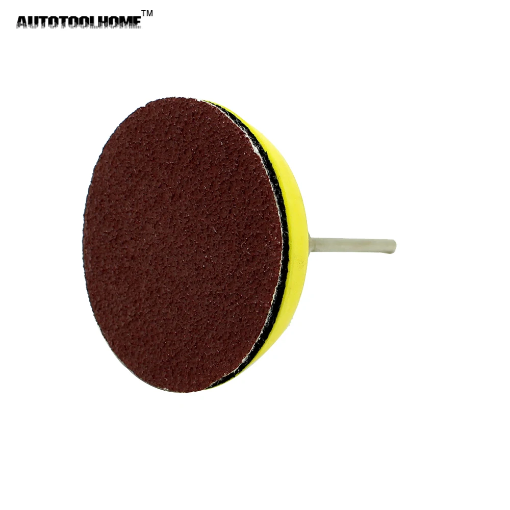 AUTOTOOLHOME 100 шт 50 мм шлифовальный диск 40 400 зернистая бумага с 2 дюймовым абразивным