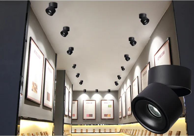 Levou a Iluminação da Trilha Chip e Motorista Luz do Ponto Nova Spotlight Regulável 3 w 5 7 12 15 18 Cob Levou Lâmpada Ferroviário Cree 2020 Led 4 5 W 7 W 12 W 15