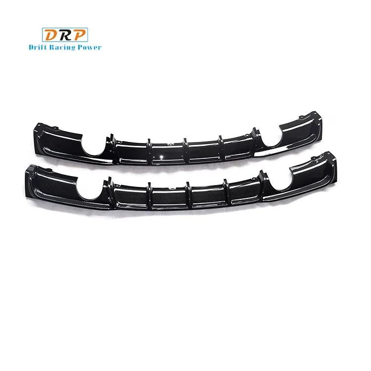 

3 styles 1 pcs PP car bumper diffuser carbon look glossy black matte black fit BMW M sport F30 F35 320 330 318 in 2013-2019