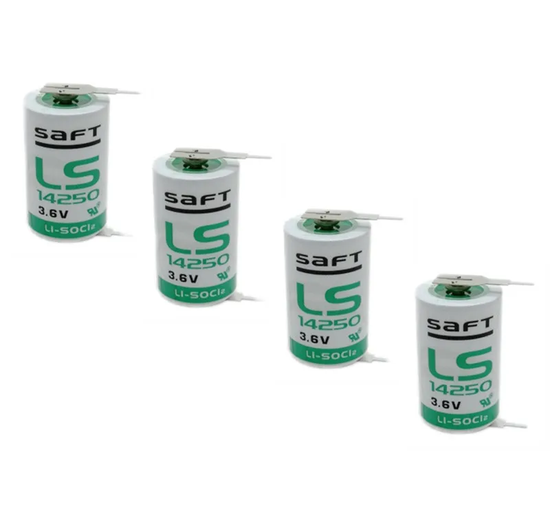 4 шт./лот новый оригинальный SAFT LS 14250 LS14250 1/2 AA 1/2AA 3 6 В 1250 мАч ПЛК литиевая батарея с