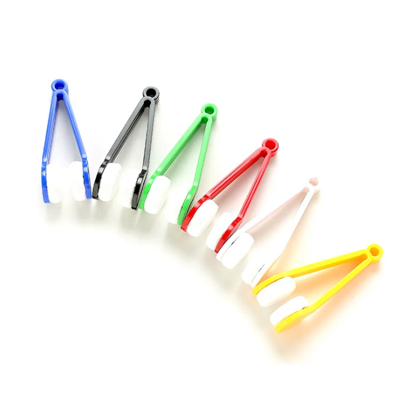 

6pcs/lots Cheap Price Portable Handle Eyeglass Sun Glasses Microfiber Spectacles New Clean Wipe