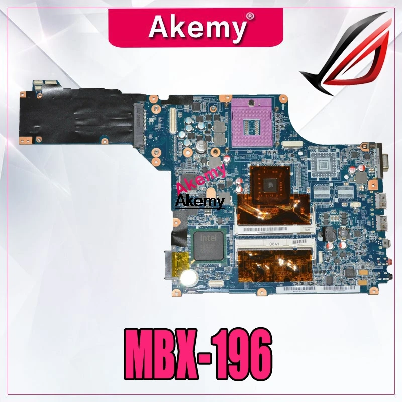 

VAIO MBX-196 for sony mbx-196 motherboard For Sony VAIO da0gd2mb8e0 rev e VGN-CS11S A1562029A original mainboard